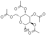 structure of CAS# 50615-66-2, 2,3,4,6-Tetra-O-acetyl-1-thio-beta-D-galactopyranose;2,3,4,6-Tetra-O-acetyl-beta-D-1-thioglacatopyranoside