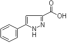 结构式 CAS# 5071-61-4, 5-苯基吡唑-3-羧酸