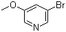 3-Bromo-5-methoxypyridine molecular structure (CAS 50720-12-2)