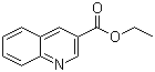 结构式 CAS# 50741-46-3, 3-喹啉羧酸乙酯