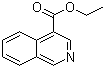 结构式 CAS# 50741-47-4, 4-异喹啉甲酸乙酯