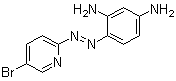 5-Bromo-2-[(2,4-diaminophenyl)azo]pyridine molecular structure (CAS 50768-75-7)