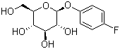4-氟苯基 beta-葡萄糖苷分子结构 (CAS 50819-52-8)