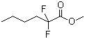 结构式 CAS# 50889-47-9, 2,2-二氟己酸甲酯