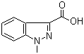 1-Methylindazole-3-carboxylic acid molecular structure (CAS 50890-83-0)
