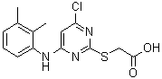 结构式 CAS# 50892-23-4, 匹立尼酸
