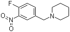 结构式 CAS# 509093-74-7, 1-(4-氟-3-硝基苄基)哌啶
