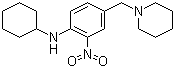 N-Cyclohexyl-2-nitro-4-((piperidin-1-yl)methyl)benzenamine molecular structure (CAS 509094-05-7)