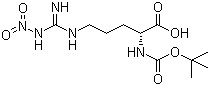 结构式 CAS# 50913-12-7, N'-硝基-N-叔丁氧羰基-D-精氨酸