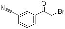 结构式 CAS# 50916-55-7, 3-(2-溴乙酰基)苯甲腈; 3-(2-溴乙酰基)苯腈