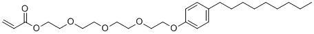 2-[2-[2-[2-(4-nonylphenoxy)ethoxy]ethoxy]ethoxy]ethyl Prop-2-enoate molecular structure (CAS 50974-47-5)