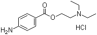 盐酸普鲁卡因分子结构 (CAS 51-05-8)