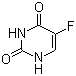 5-氟脲嘧啶分子结构 (CAS 51-21-8)