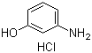 3-Aminophenol hydrochloride molecular structure (CAS 51-81-0)