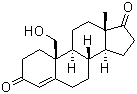 结构式 CAS# 510-64-5, 19-羟基雄甾-4-烯-3,17-二酮