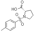 结构式 CAS# 51077-01-1, N-对甲苯磺酰基-L-脯氨酸