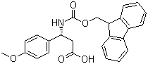 structure of CAS# 511272-33-6, Fmoc-beta-(R)-4-methoxyphenylalanine