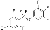 5-[(4-Bromo-2,6-difluorophenyl)difluoromethoxy]-1,2,3-trifluorobenzene molecular structure (CAS 511540-64-0)