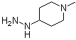 structure of CAS# 51304-64-4, 1-Methyl-4-hydrazinopiperidine