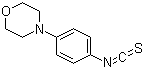 structure of CAS# 51317-66-9, 4-Morpholinophenyl isothiocyanate;4-(4-Isothiocyanatophenyl)morpholine