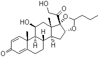Budesonide molecular structure (CAS 51333-22-3)