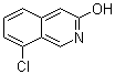 结构式 CAS# 51463-18-4, 8-氯异喹啉-3-醇
