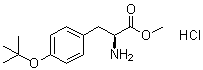 结构式 CAS# 51482-39-4, (S)-2-氨基-3-(4-叔-丁氧基苯基)丙酸甲酯盐酸盐