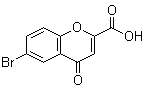 6-Bromochromone-2-carboxylic acid molecular structure (CAS 51484-06-1)