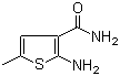 structure of CAS# 51486-03-4, 2-Amino-5-methylthiophene-3-carboxamide
