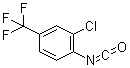 2-Chloro-4-(trifluoromethyl)phenyl isocyanate molecular structure (CAS 51488-22-3)