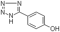 结构式 CAS# 51517-88-5, 5-(4-羟基苯基)-1H-四唑; 4-(1H-四唑-5-基)苯酚