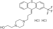 盐酸氟哌噻吨分子结构 (CAS 51529-01-2)