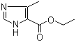 structure of CAS# 51605-32-4, Ethyl 4-methyl-5-imidazolecarboxylate