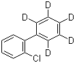 2'-氯联苯-2,3,4,5,6-D5分子结构 (CAS 51624-35-2)