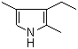 2,4-Dimethyl-3-ethylpyrrole molecular structure (CAS 517-22-6)