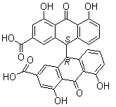 结构式 CAS# 517-44-2, 番泻苷元 B