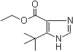 结构式 CAS# 51721-21-2, 5-叔丁基-1H-咪唑-4-羧酸乙酯
