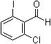 结构式 CAS# 51738-07-9, 2-氯-6-碘苯甲醛