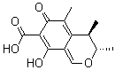 结构式 CAS# 518-75-2, 橘霉素; 橘青霉素