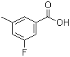 结构式 CAS# 518070-19-4, 3-氟-5-甲基苯甲酸