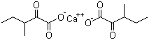 Calcium (S)-3-methyl-2-oxovalerate molecular structure (CAS 51828-96-7)