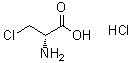 structure of CAS# 51887-88-8, 3-Chloro-D-alanine hydrochloride;D-beta-Chloroalanine hydrochloride; beta-Chloro-D-alanine hydrochloride