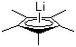 1,2,3,4,5-Pentamethylcyclopentadienyllithium molecular structure (CAS 51905-34-1)