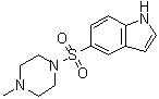 5-[(4-甲基-1-哌嗪基)磺酰基]-1H-吲哚分子结构 (CAS 519148-72-2)