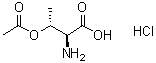 L-Threonine acetate (ester) hydrochloride molecular structure (CAS 519156-32-2)