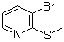 3-溴-2-(甲硫基)吡啶分子结构 (CAS 51933-77-8)
