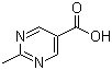 2-Methylpyrimidine-5-carboxylic acid molecular structure (CAS 5194-32-1)