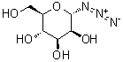 结构式 CAS# 51970-29-7, alpha-D-甘露糖基叠氮化物