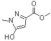 5-Hydroxy-1-methyl-1H-pyrazole-3-carboxylic acid methyl ester molecular structure (CAS 51985-95-6)
