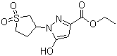结构式 CAS# 51986-04-0, 1-环丁砜-3-乙氧羰基-5-羟基吡唑